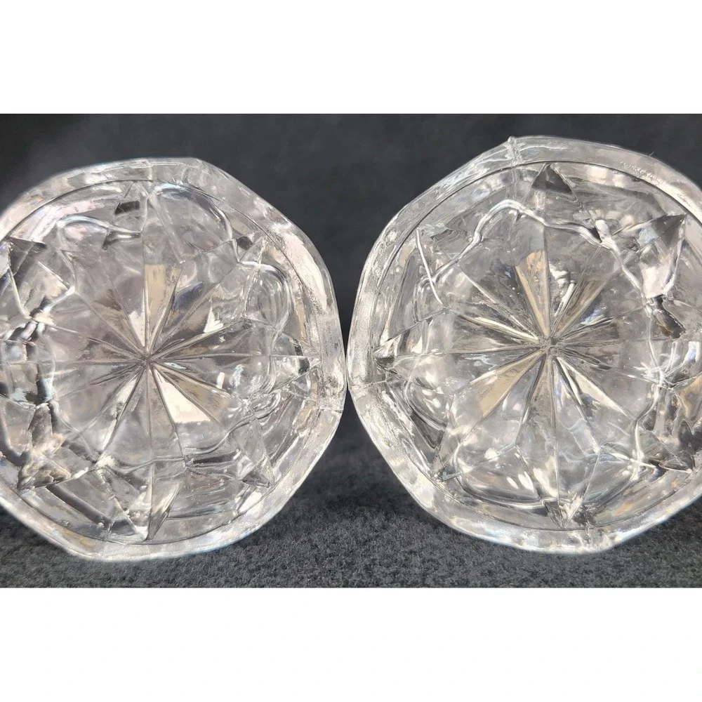Vintage Crystal Legends by Godinger Silver Art Crystal Salt & Pepper Shaker set